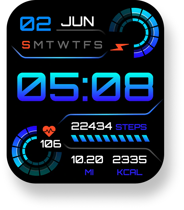 Digital Watch Faces 26